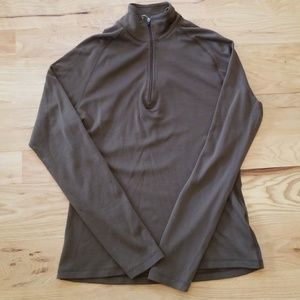 Ibex womens wool 1/4 zip L